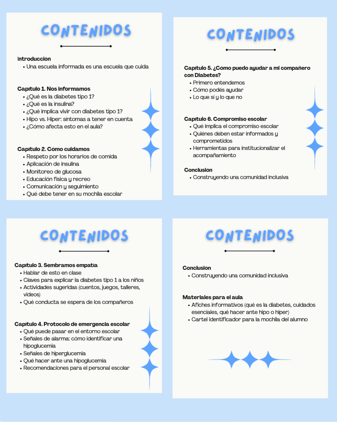 Diabetes Tipo 1 en la Escuela - Kit Educativo para Docentes y Compañeros