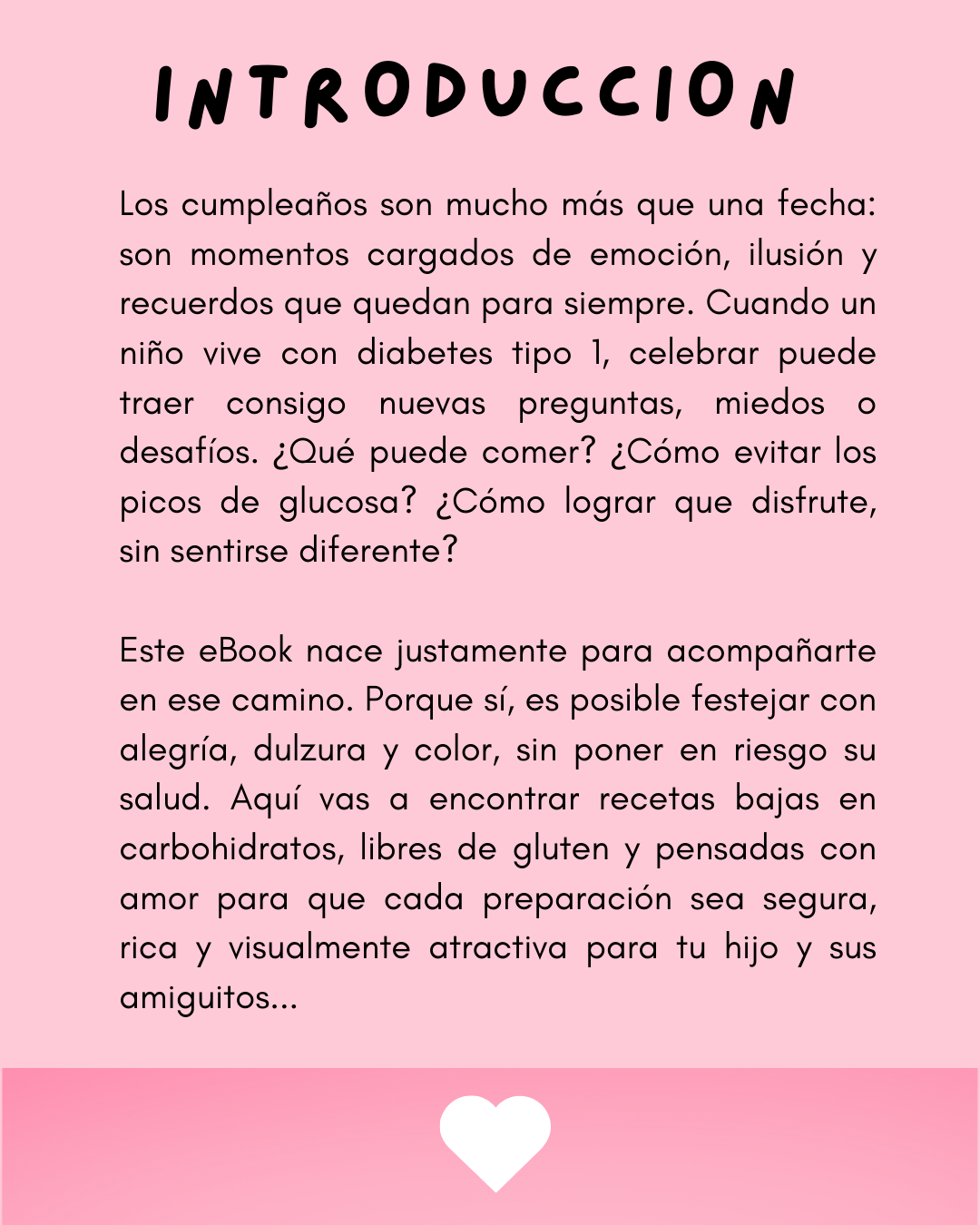 Cumpleaños con Amor y sin Azucar - Recetario el cumple de tu Peque con diabetes tipo 1